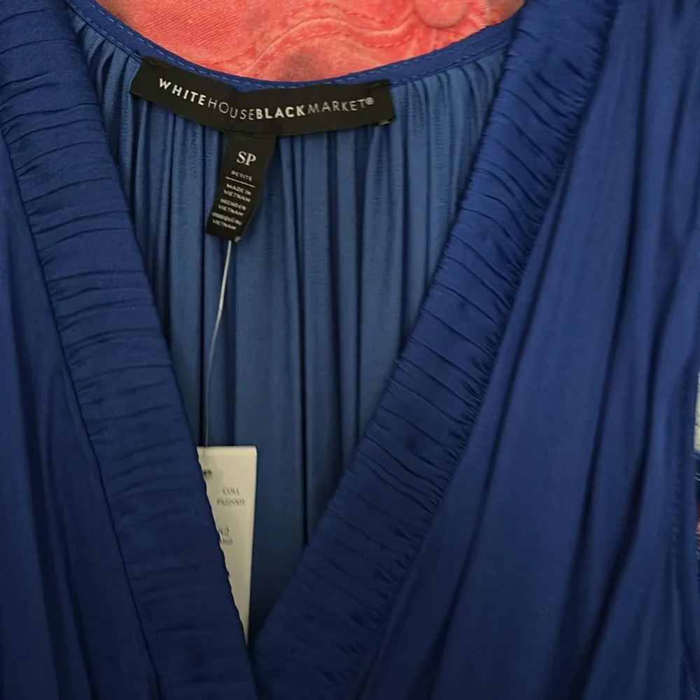 Vibrant Blue Sleeveless Dress - Picture 4 of 7
